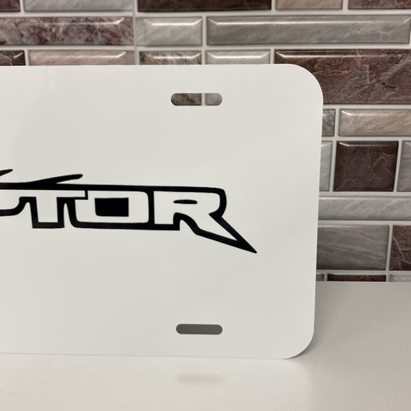 Ford Raptor License Plate - Picture 4 of 5